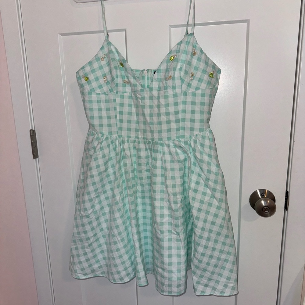 Zara Mini Gingham Dress